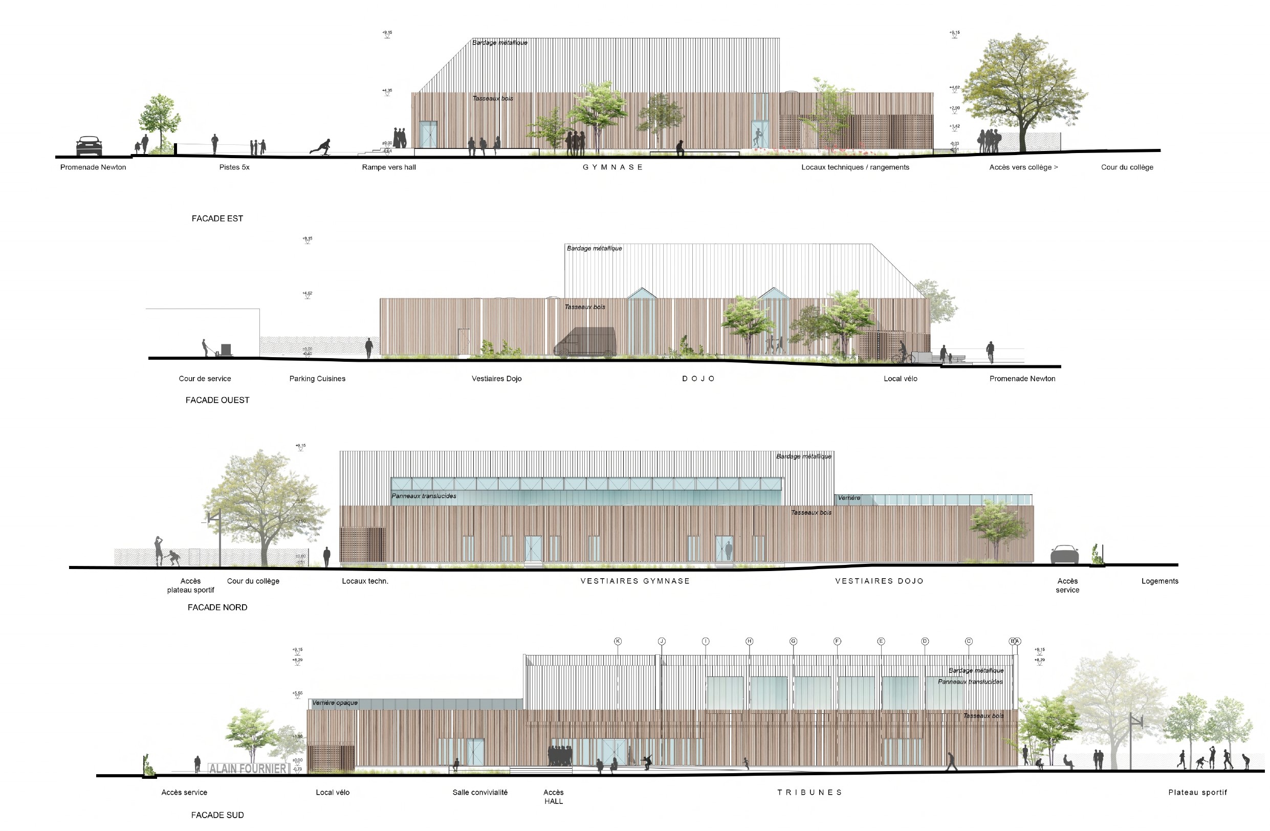 Restructuration du gymnase Alain Fournier 