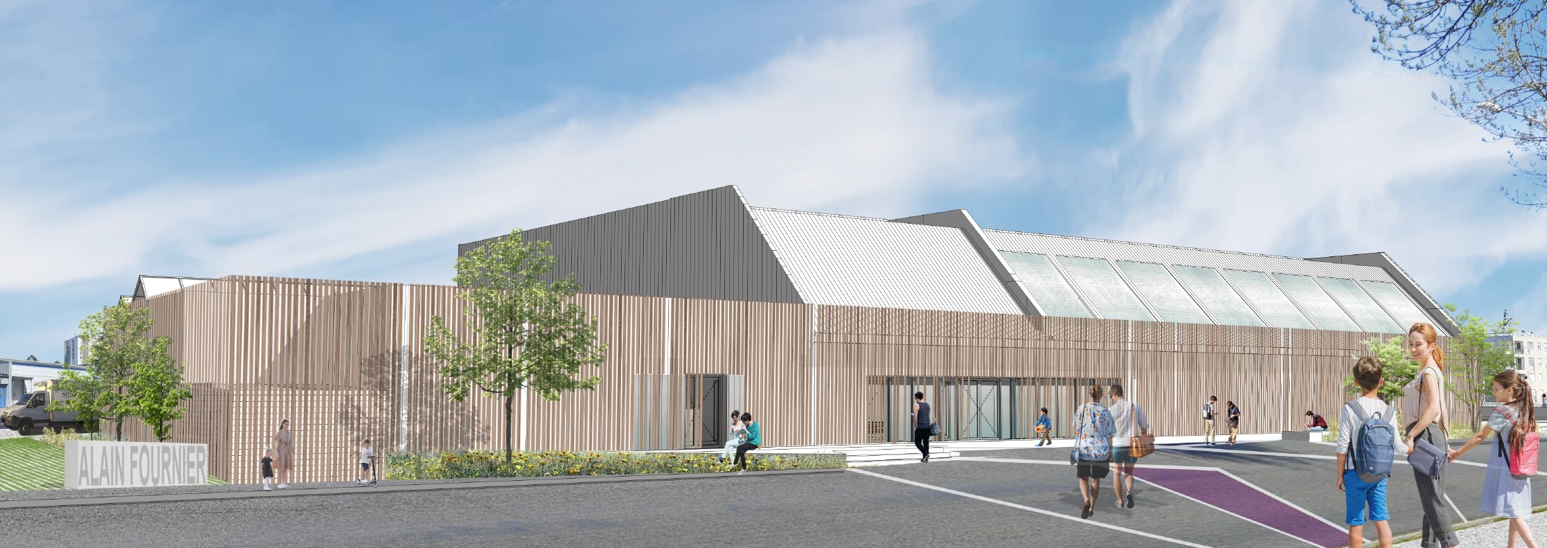 Restructuration du gymnase Alain Fournier 