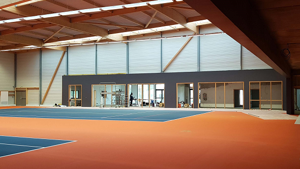 Construction d'une salle de tennis - Broons (22)