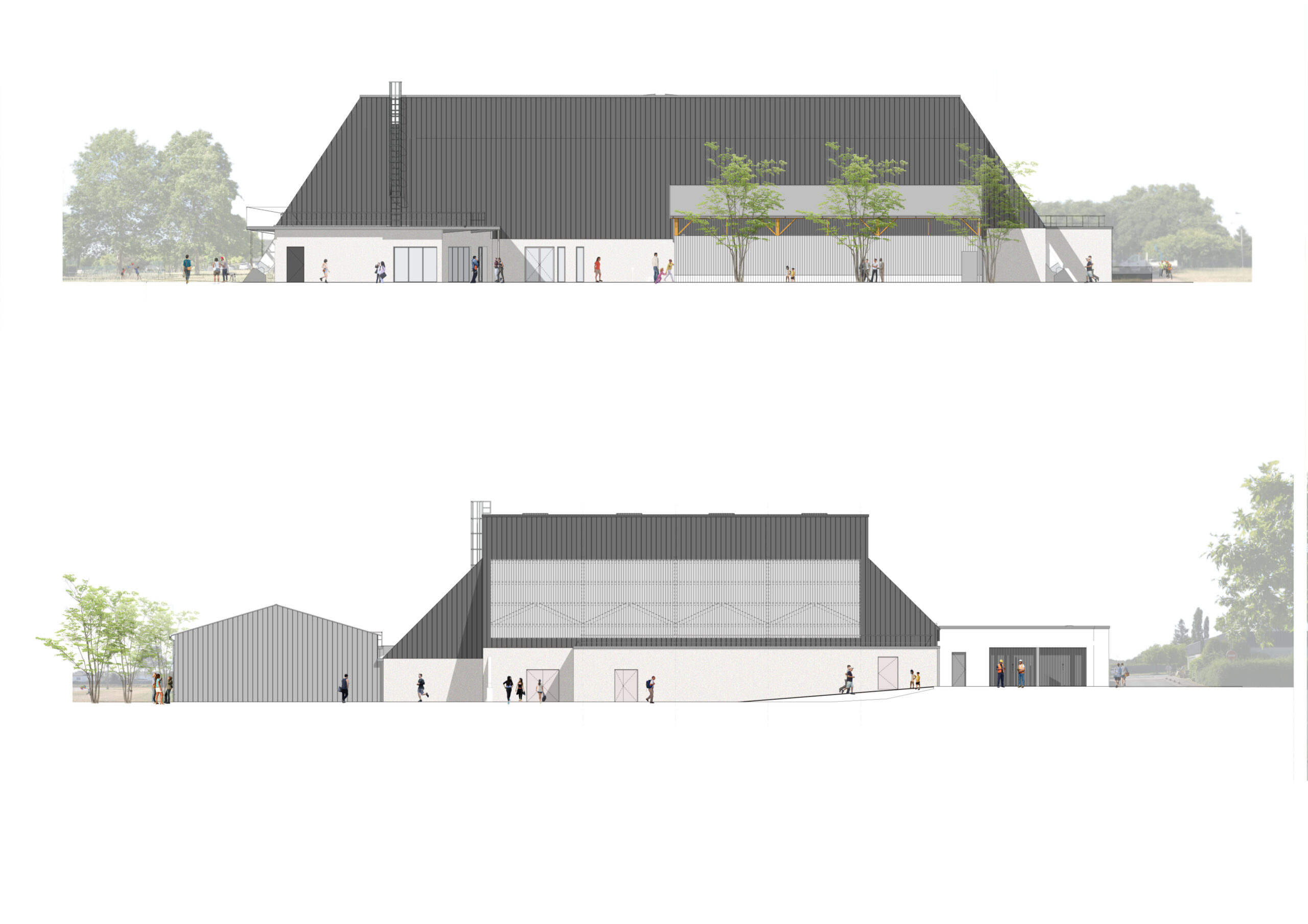 PC5 FACADES Nord-Est _ Nord-Ouest Projet